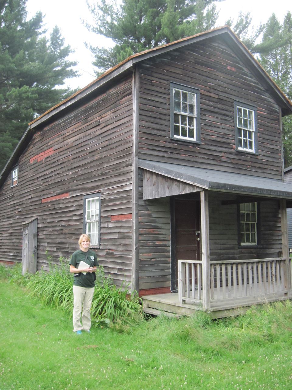 2017 fellow V. Camille Westmont at her project site, Eckley Miners' Village in Pennsylvania