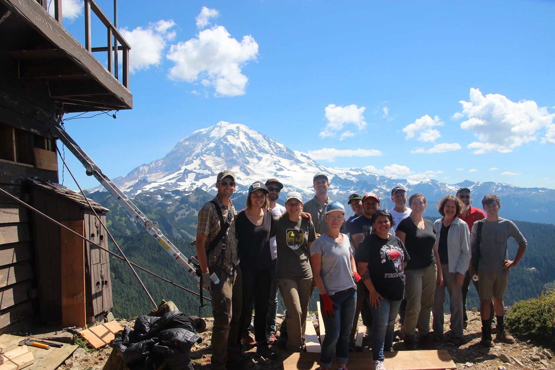 Crew at Mount Tolmie 2016